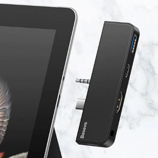 Baseus Multifunctional HUB Surface Go(Type-C+Audio to HD4K+USB3.0+Type