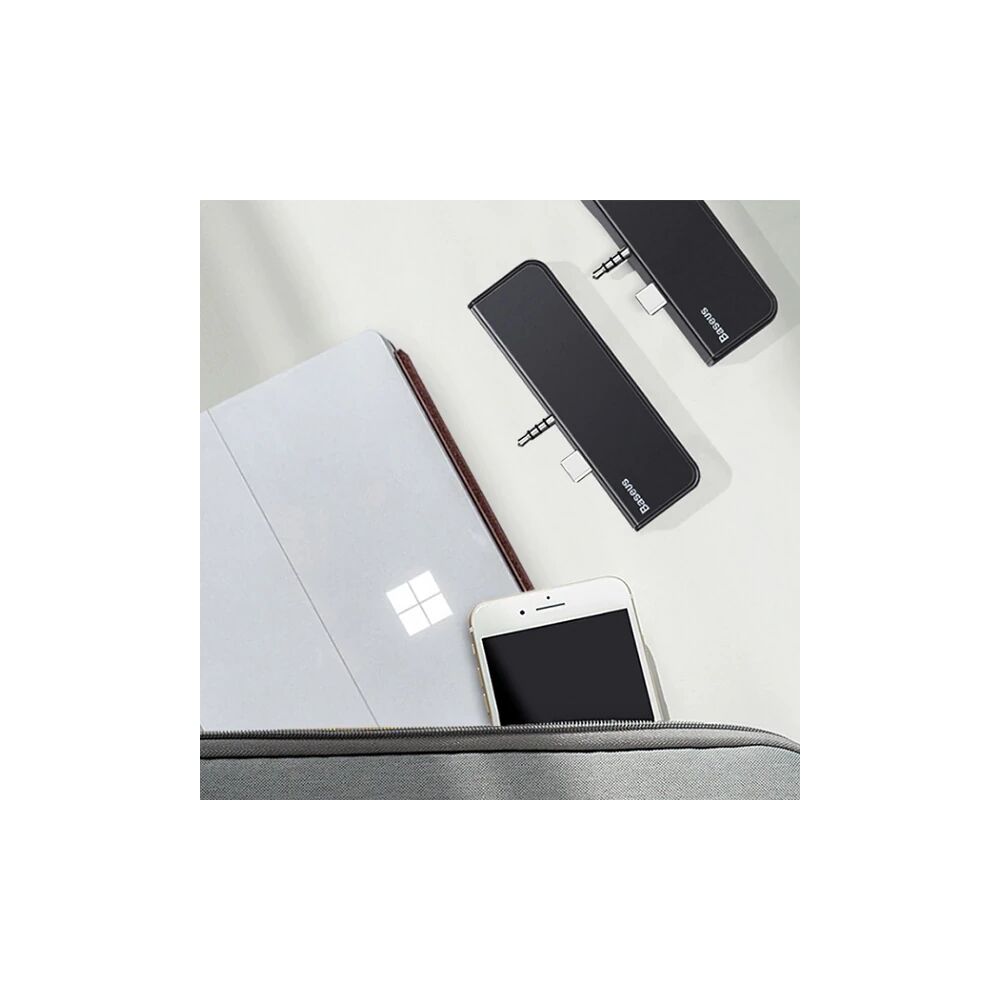 Baseus Multifunctional HUB Surface Go(Type-C+Audio to HD4K+USB3.0+Type