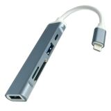 Ally S-503 5in1 Lightning to USB + SD Kart Hub Adaptör Çevirici Dönüşt