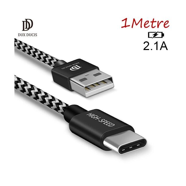 DUX DUCIS Usb Type C Kopmaz Yırtılmaz Usb kablo Hızlı Şarj 1 metre
