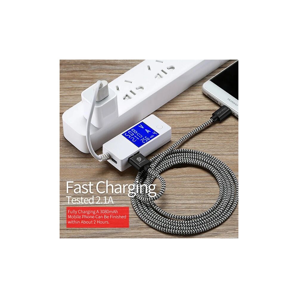 DUX DUCIS Usb Type C Kopmaz Yırtılmaz Usb kablo Hızlı Şarj 1 metre
