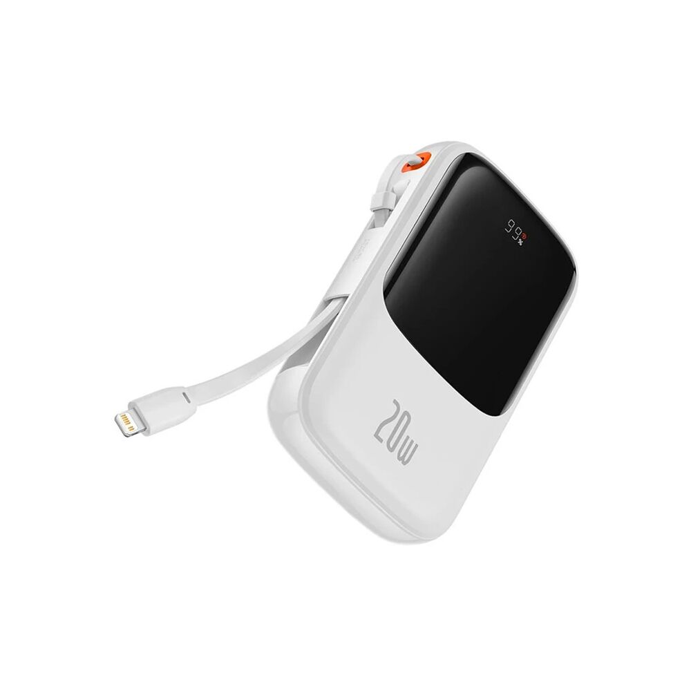 Qpow Pro Dijital Göstergeli 10000mAh 20W Hızlı Şarj Powerbank iPhone L
