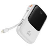 Qpow Pro Dijital Göstergeli 10000mAh 20W Hızlı Şarj Powerbank iPhone L