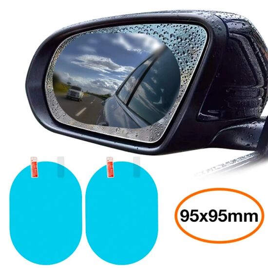 Baseus 95x95mm Araç Oto Yan Dikiz Ayna Yağmur Su Kaydırıcı Sis Önleyic