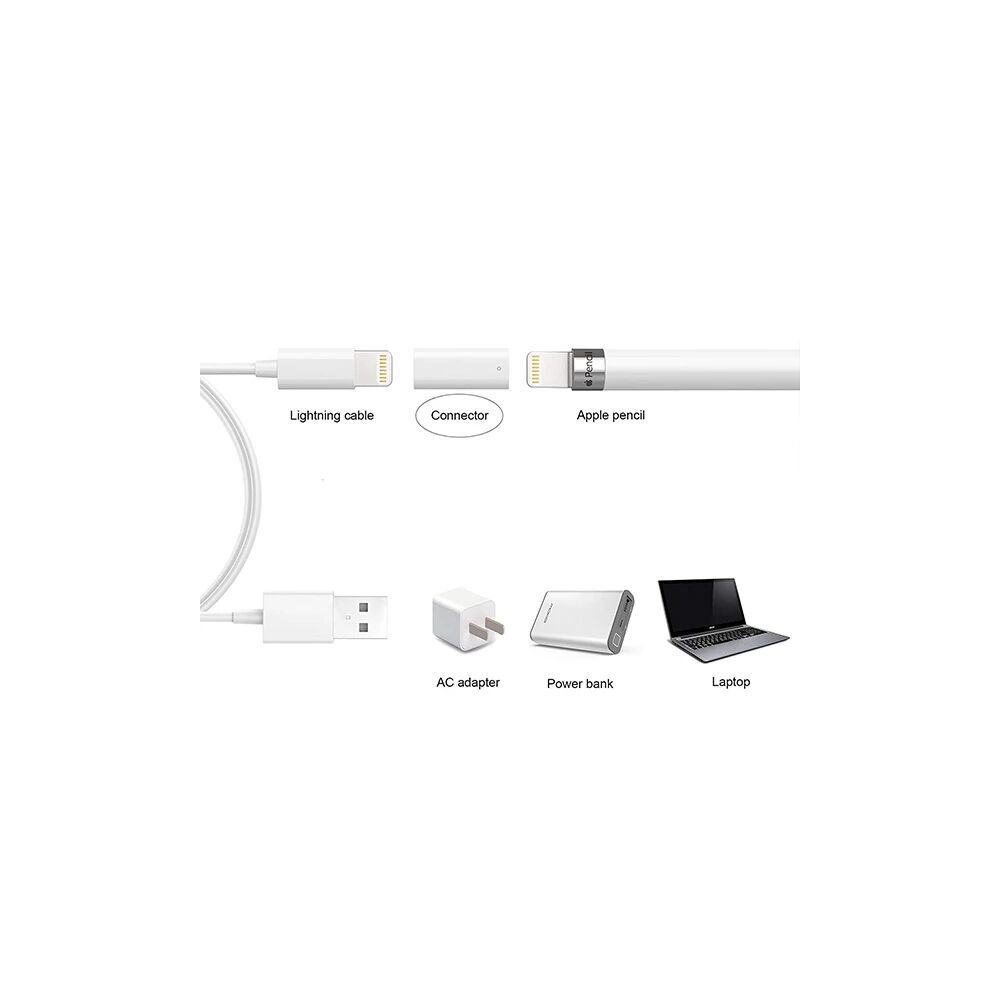 Ally Apple Pen Pencil Kalem Usb Şarj Cihazı Lightning Adaptörü