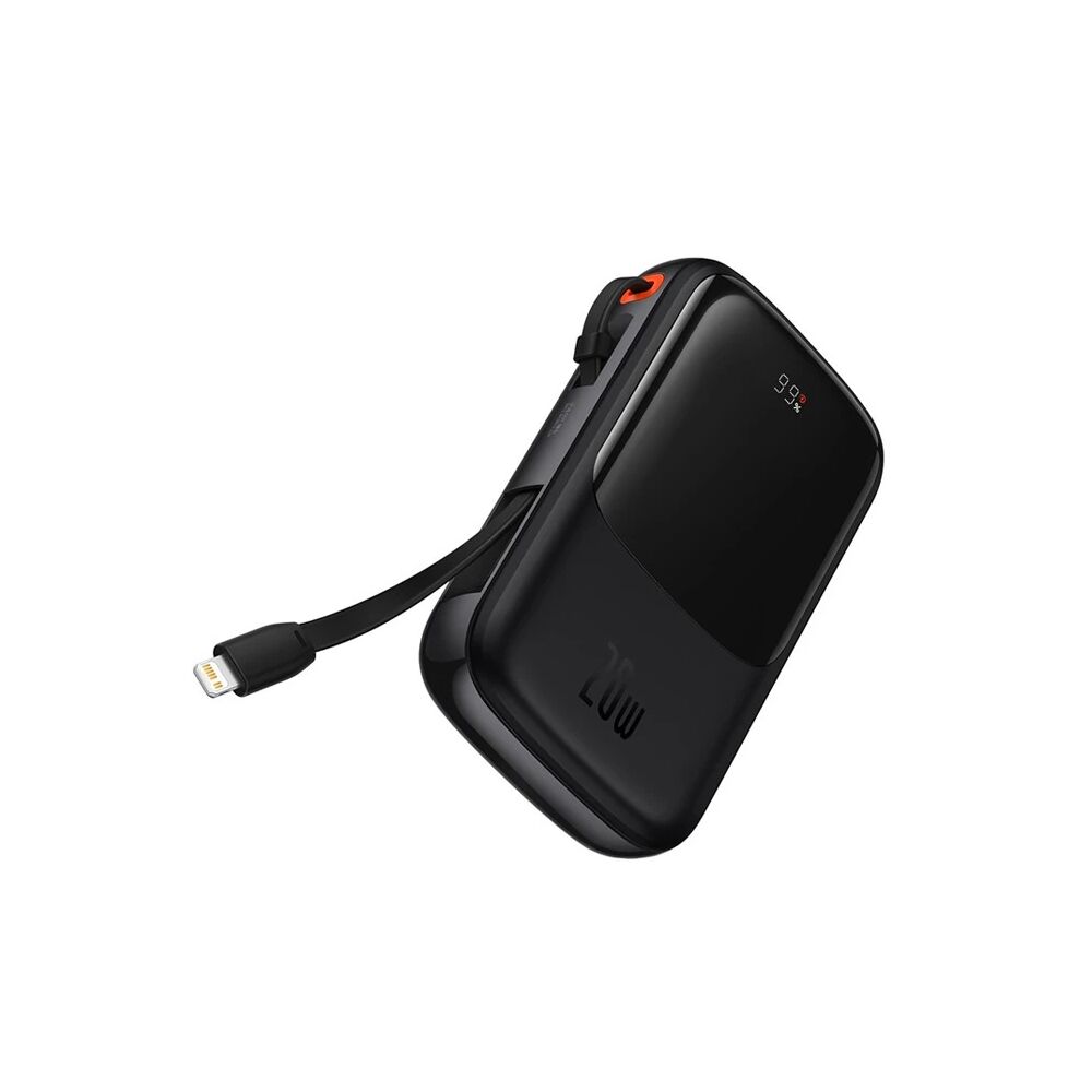 Qpow Pro Dijital Göstergeli 10000mAh 20W Hızlı Şarj Powerbank iPhone L