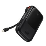 Qpow Pro Dijital Göstergeli 10000mAh 20W Hızlı Şarj Powerbank iPhone L