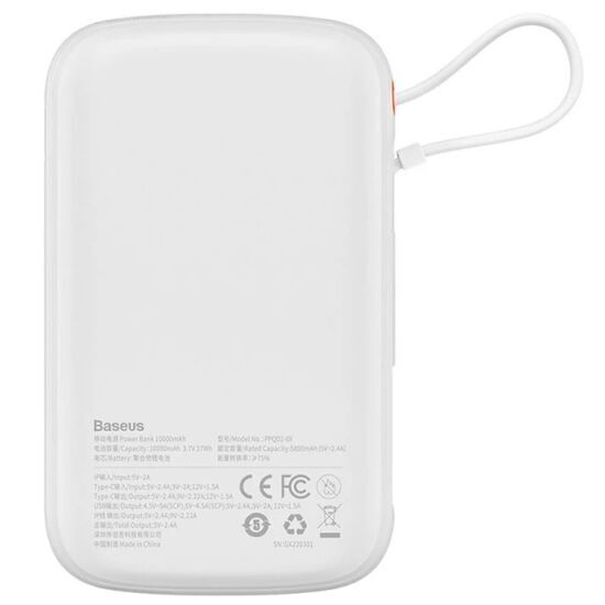 Qpow Pro Dijital Göstergeli 10000mAh 20W Hızlı Şarj Powerbank iPhone L