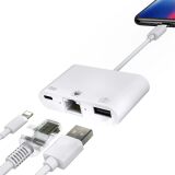 İPhone/İPad 3İN1 Ethernet RJ45 Ve Usb Kamera Adaptörü NK107