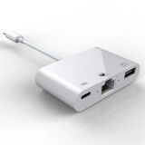 İPhone/İPad 3İN1 Ethernet RJ45 Ve Usb Kamera Adaptörü NK107