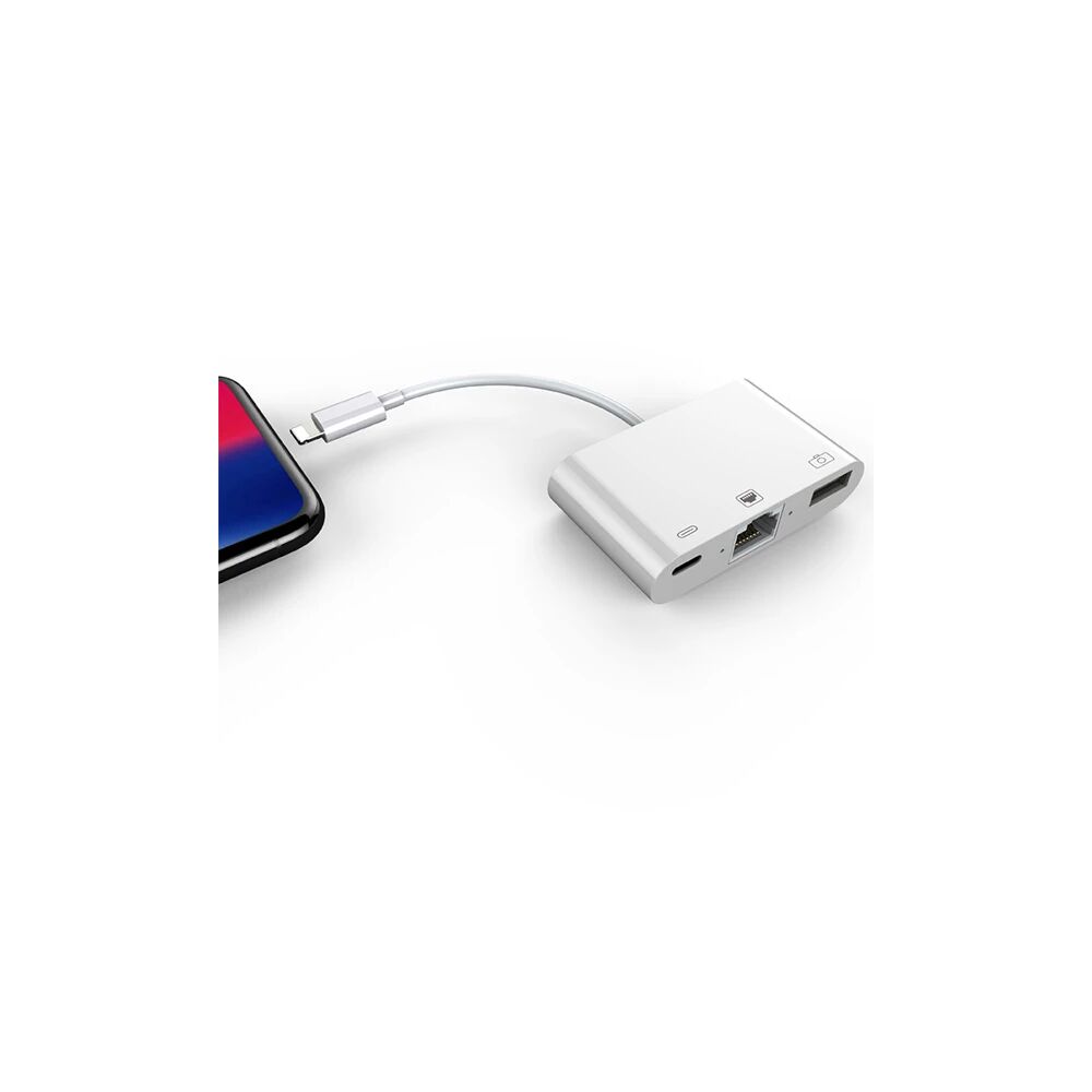 İPhone/İPad 3İN1 Ethernet RJ45 Ve Usb Kamera Adaptörü NK107