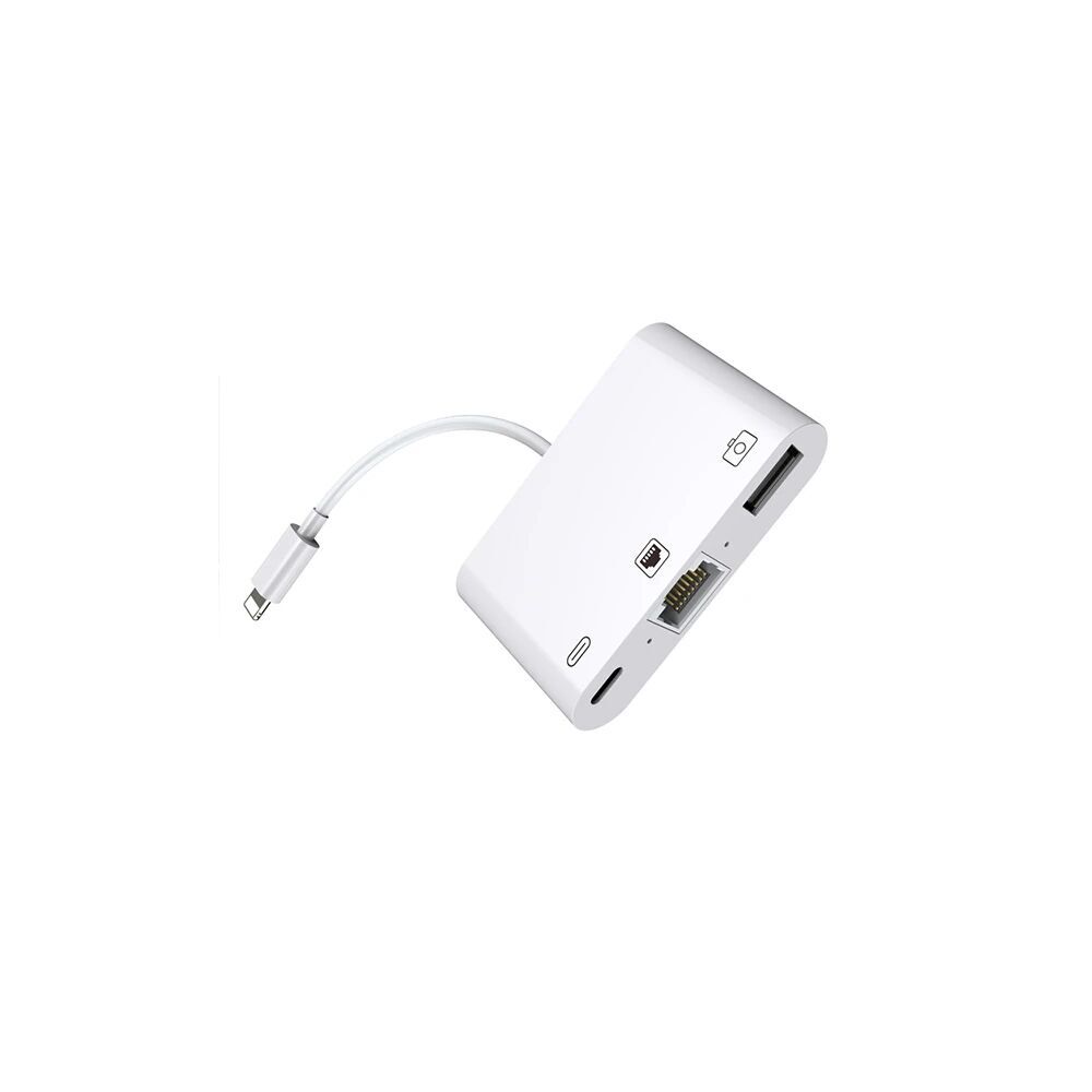 İPhone/İPad 3İN1 Ethernet RJ45 Ve Usb Kamera Adaptörü NK107