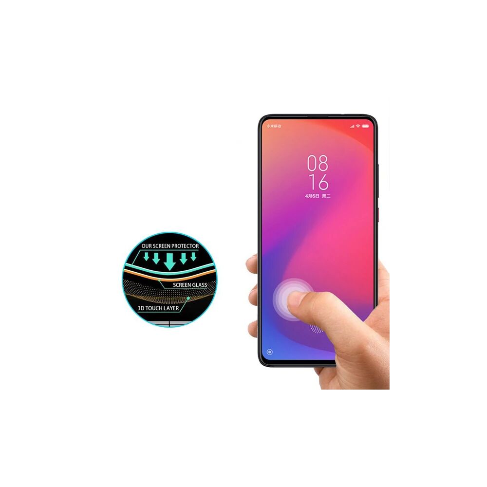 Xiaomi 9T /K20 Pro Full Glue Tempered Cam Ekran Koruyucu Full Kaplama