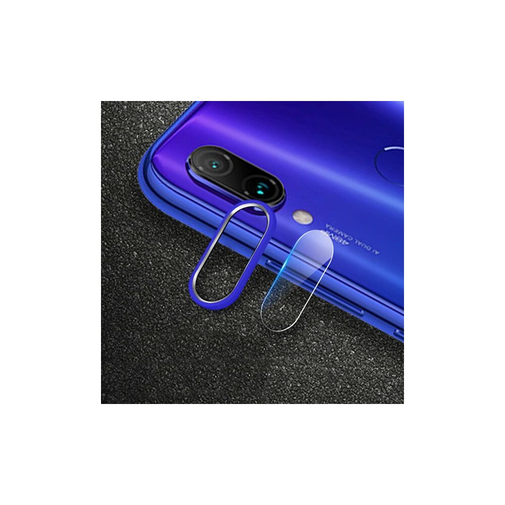 Xiaom Redmi Note 7 Kamera Koruma Metal Lens+ Kırılmaz Cam Set