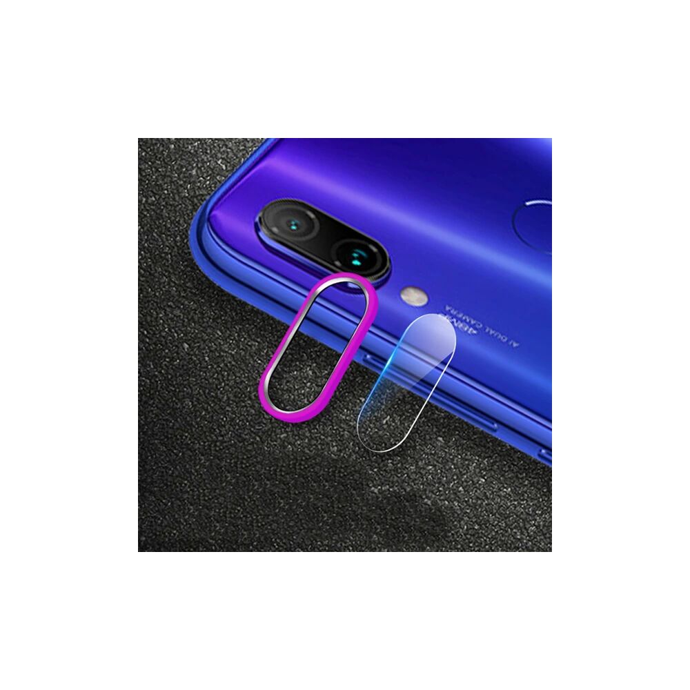 Xiaom Redmi Note 7 Kamera Koruma Metal Lens+ Kırılmaz Cam Set