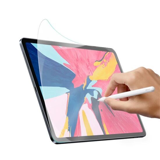Baseus İpad Pro 12.9 İnch 2021-2020-2018 Paper Like Film Darbe Emici P