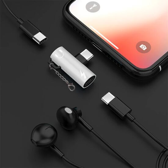 Dual Usb Type C Şarj Dönüştürücü Başlık Adaptör
