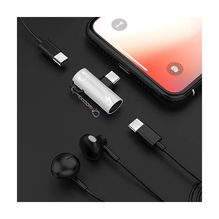Dual Usb Type C Şarj Dönüştürücü Başlık Adaptör