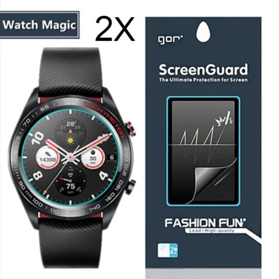 Gor Huawei Watch Magic 2 Darbe Emici Ekran Koruyucu 2 Adet Set