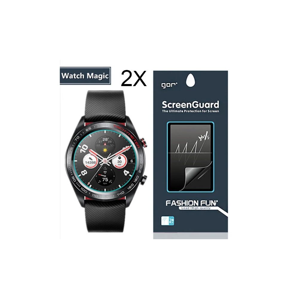 Gor Huawei Watch Magic 2 Darbe Emici Ekran Koruyucu 2 Adet Set