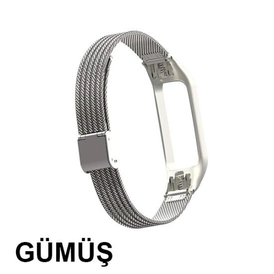 Lüx Xiaomi Mi Band 3 Akıllı Saat Çelik Toka Kayış Kordon