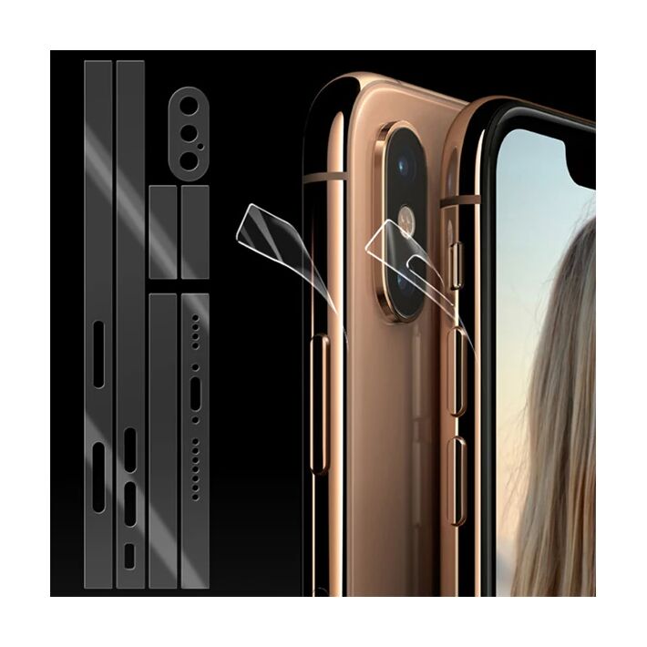 İphone Xs Hidrojel Hayalet Yan Alt Üst Kamera Kaplama
