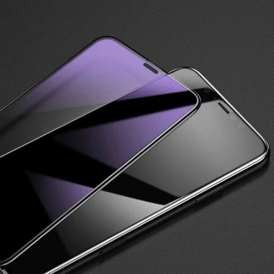 Baseus İphone 11 Pro 0.3mm Rigid Edge Anti Blue Light Kırılmaz Cam Kor