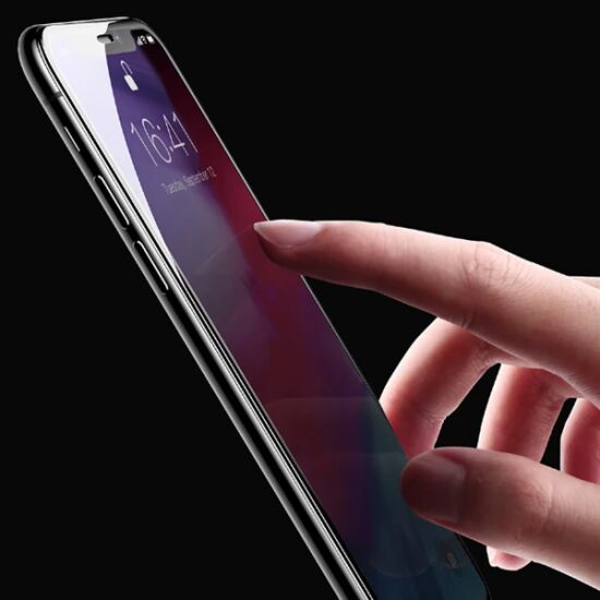 Baseus İphone 11 Pro 0.3mm Rigid Edge Anti Blue Light Kırılmaz Cam Kor