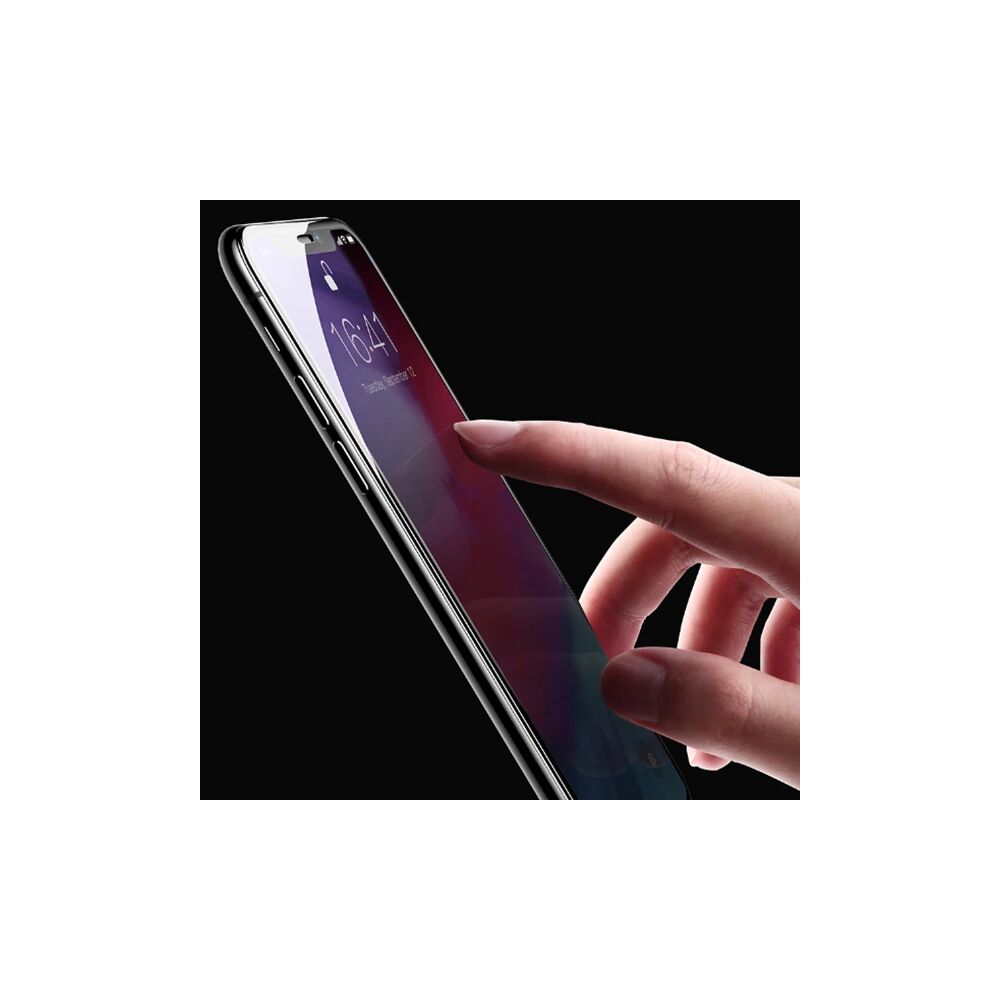 Baseus İphone 11 Pro 0.3mm Rigid Edge Anti Blue Light Kırılmaz Cam Kor