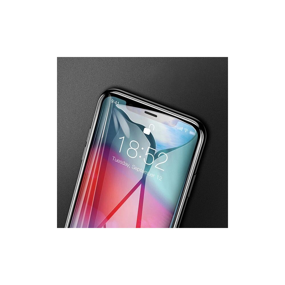 Baseus İPhone 11 Pro 3D Full Kaplama Kırılmaz Cam Koruyucu Tempered Gl