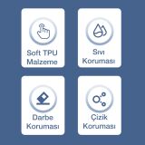 Ally Apple AirTag Ön Taraf Çizik ve Yüzey Koruyucu Jelatin Film
