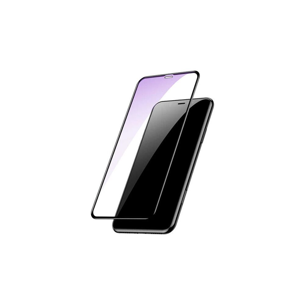 Baseus İphone 11 Pro Max 0.20mm Anti Blue Ray Tam Ekran Koruyucu