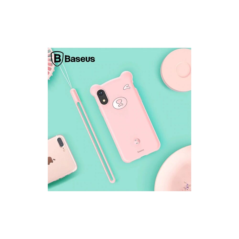 Baseus İPhone Xs Max Bear Sevimli Ayı Figür Soft Silikon Kılıf