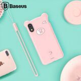 Baseus İPhone Xs Max Bear Sevimli Ayı Figür Soft Silikon Kılıf