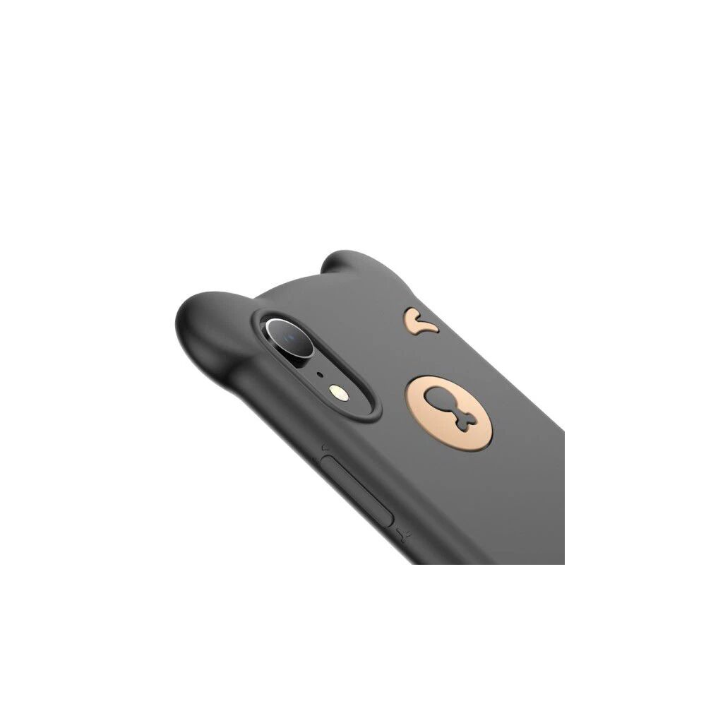 Baseus İPhone Xs Max Bear Sevimli Ayı Figür Soft Silikon Kılıf