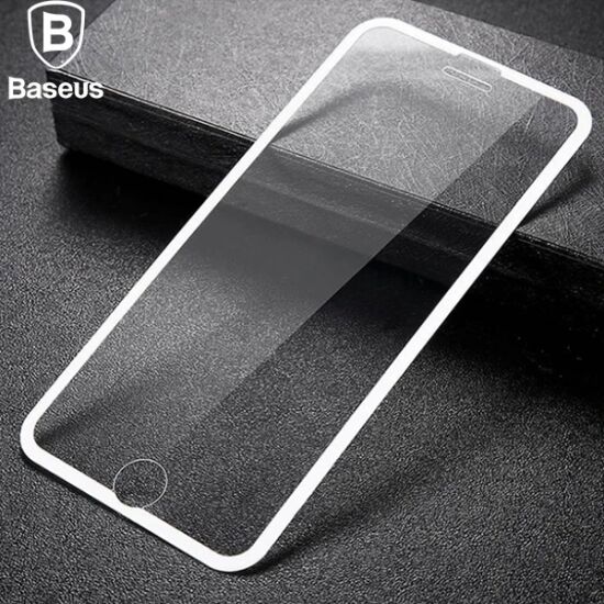 Baseus İPhone 8 Plus 7 Plus 6S-6Plus 3D 023mm Full Kırılmaz Cam Ekran 