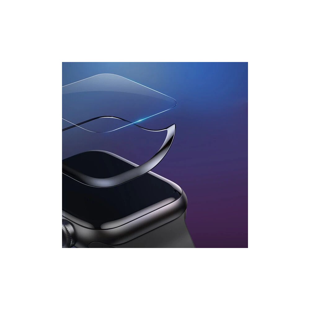 Baseus Apple Watch 42mm 3D Kavisli Tempered Kırılmaz Cam Koruyucu