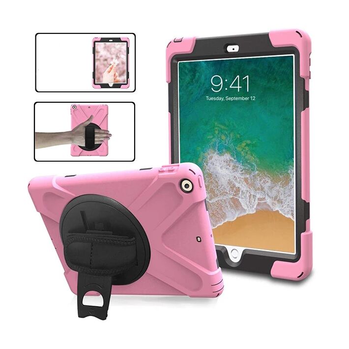 İpad Pro 10.5 3 Katmanlı Standlı Zırh Kılıf/Shockproof Case